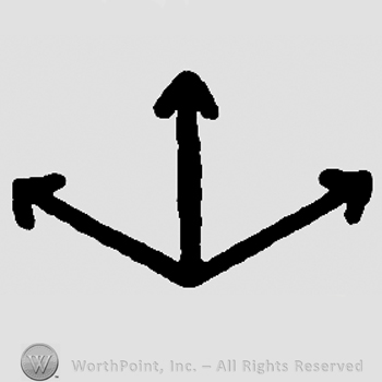 Three arrows pointing up
