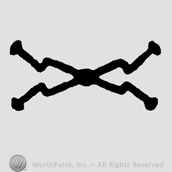 Crossed irregular lines