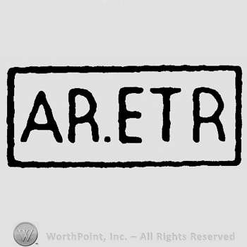 Ar. Etr written with uppercase letters inside a rectangle