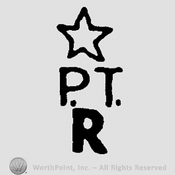 Star over uppercase P.T. And uppercase R below