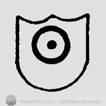Shield with target inside.
