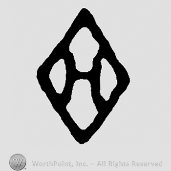 Uppercase H inside a diamond