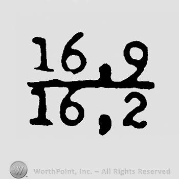 Fraction with 16.9 and 16.2