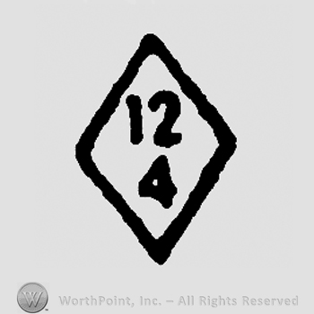 Numbers 12 and 4 in a diamond