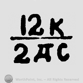 Fraction with number 12 and 2 and cyrillic letters