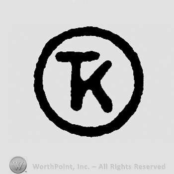 Uppercase TK in a circle