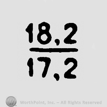 Fraction with 18.2 and 17.2