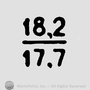 Fraction with 18.2 and 17.7