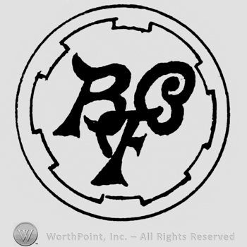 Monogram in circle; initials B,F,C.