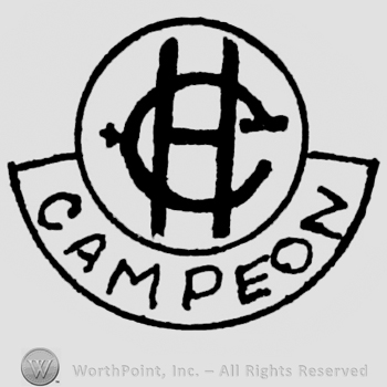 Monogram in circle; CAMPEON written bellow.