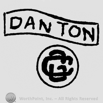 Monogram in circle; DANTON written above.