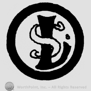 Monogram in circle; letters l and S in.