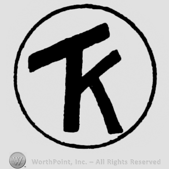 Monogram in circle.