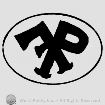 Monogram in oval.