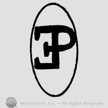 Monogram in oval.