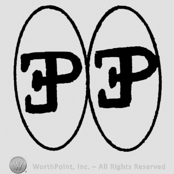 Monogram in oval; double.