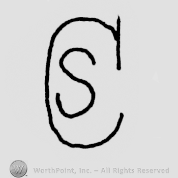 Letter C enclosing letter S.