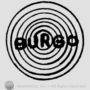 BURGO written in circle.