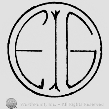 Letters E, I, G written in circle.
