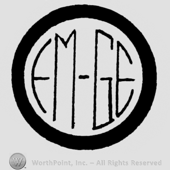 Letters EM, GE written in circle.