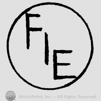Letters F, I, E written in circle.