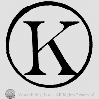 Letter K in circle.