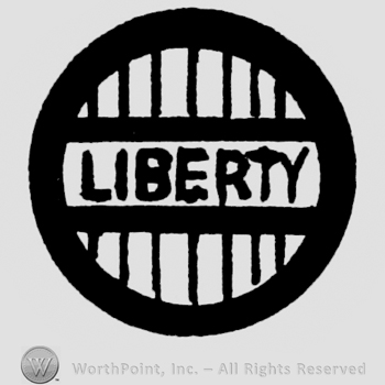 LIBERTY written in circle.