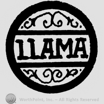 LLAMA written in circle.