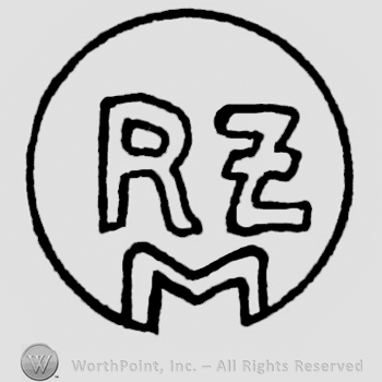 Initials R,M,Z in circle.