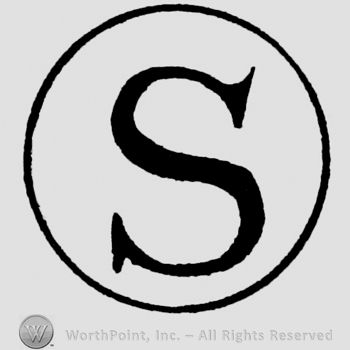Letter S in circle.