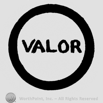 VALOR written in circle.