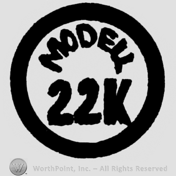 MODEL 22K written in circle.