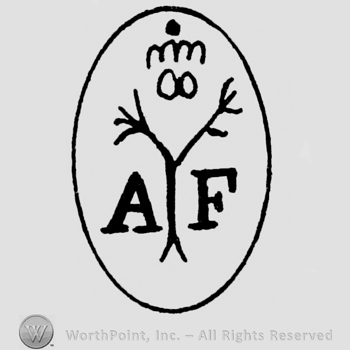 Letters A and F in oval.