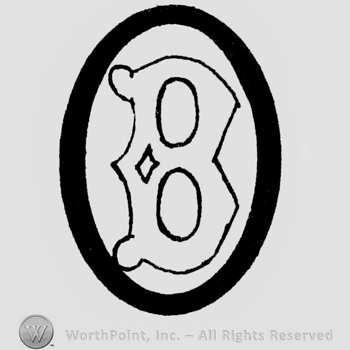 Letter B in oval.