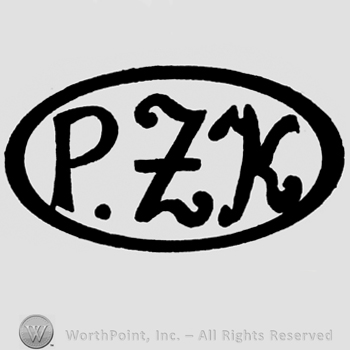 Letters P,Z, K in oval.