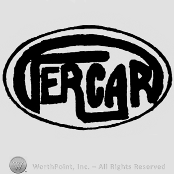 VERCAR written in oval.