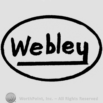 WEBLEY written in oval.