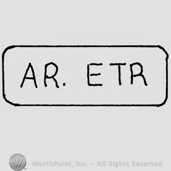 AR. ETR written in rectangle.