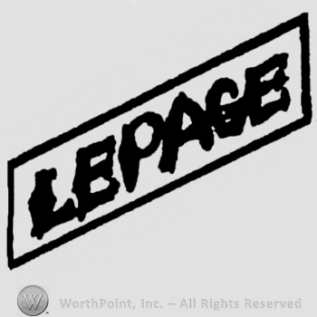 LEPAGE written in rectangle.