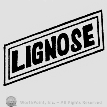 LIGNOSE written in rectangle.