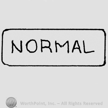 NORMAL written in rectangle.