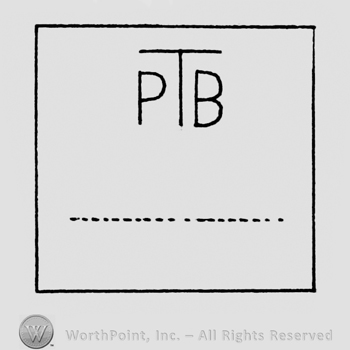 PTB written in rectangle.
