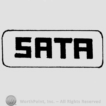 SATA written in rectangle.