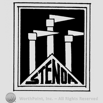 STENOA written and three poles, all in a rectangle.