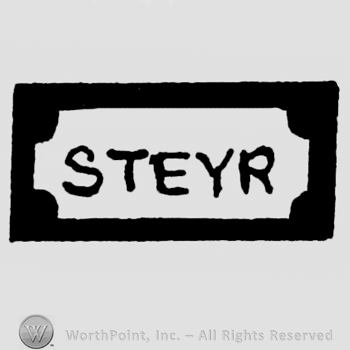 STEYR written in rectangle.