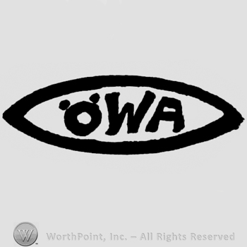OWA written in oval.