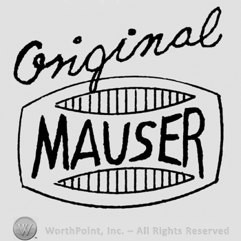 MAUSER written in rectangle and ORIGINAL written above.