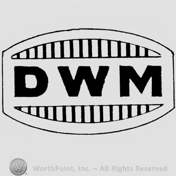 Initials D, W, M written in rectangle.