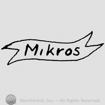 MIKROS written on a ribbon.