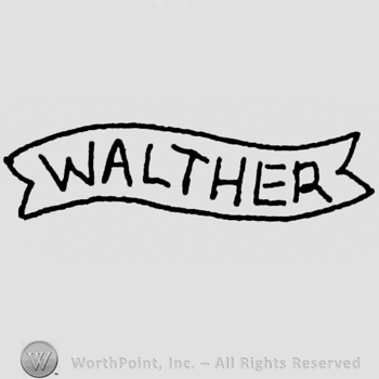 WALTHER written on a ribbon.